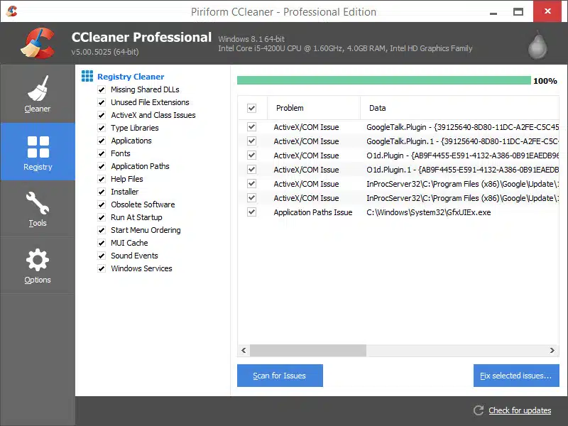 Installer Ccleaner